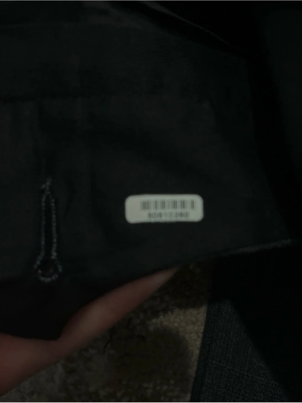 2PC Ermenegildo Zegna Black Single-Breasted Men's dark grey suit 43R/36R